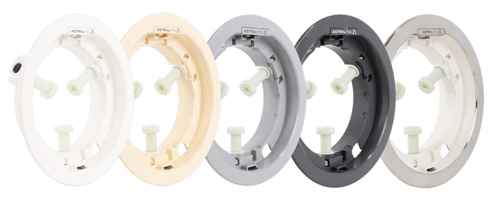 FlexiPure fixation systems and decorative rings - Concrete pools