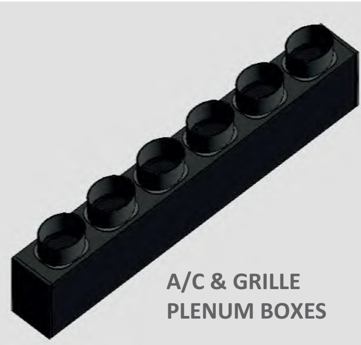 A/C & Grille Plenum Kutuları