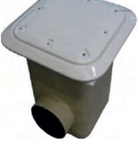 Antivortex cover polyester bottom strainer
