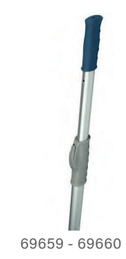 Blue line ayarlanabilir alüminyum sap