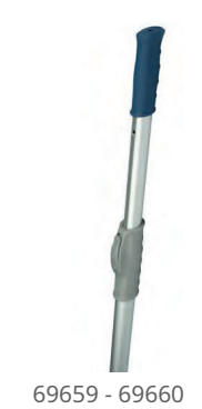 Blue line stems - 1.8 - 3.6m adjustable aluminum handle
