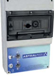 Control Panel for load protected pumps and 1 set LED underwater lamp