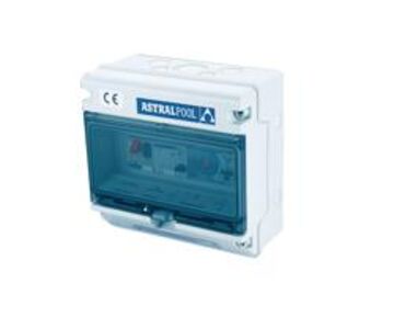 Control box for pump control and underwater light