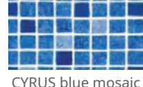 CYRUS blue mosaic