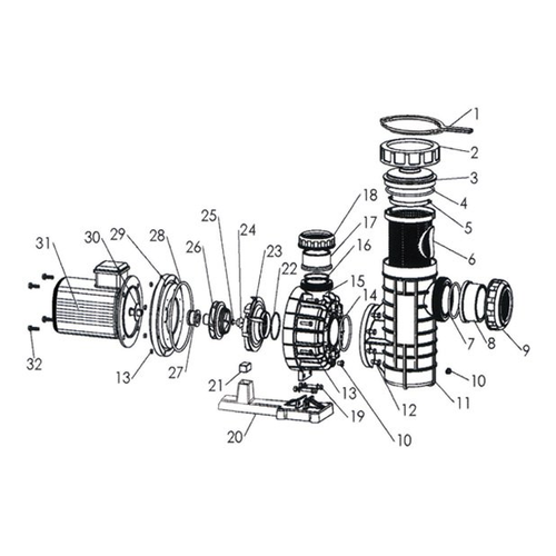 STORM MODEL POMPA Yedek Parçaları (3,5/4,5/5,5 HP)