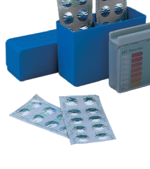 Free chlorine and pH test kit (0.1-3.0 mg/l)