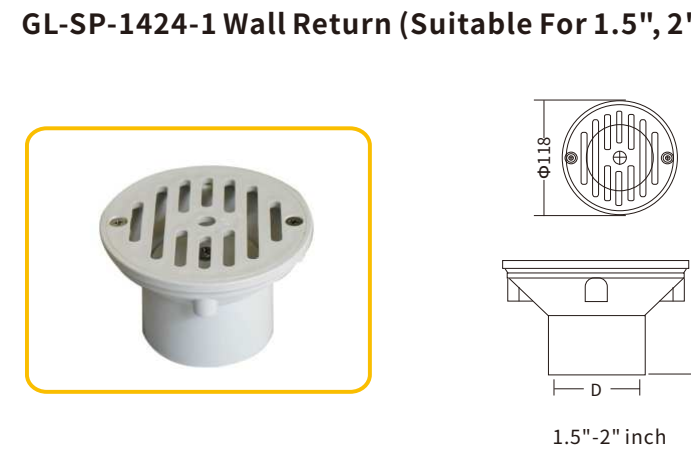 GL-SP-1424-1 Wall Return