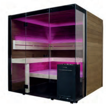Harvia Block Sauna Cabin (2000 x 2000)