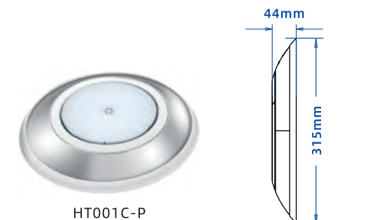 HT001C-P 316SS Wall Mounted Pool Light