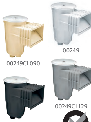 Kare kapak skimmer - BEYAZ (Standart Ağızlı)