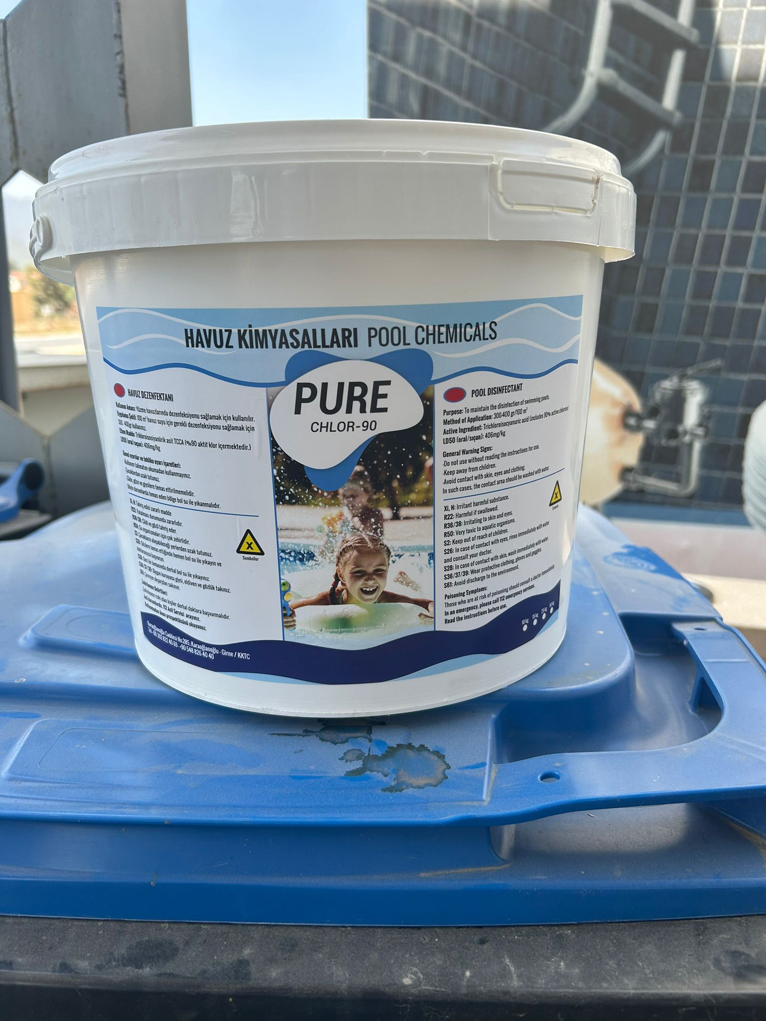 PURE TRI 60 - Süper Yüzme Havuzu Dezenfektanı