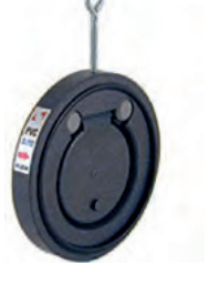 PVC leaf check valve.Naked