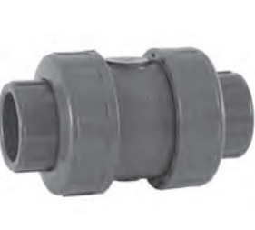 PVC spring check valve