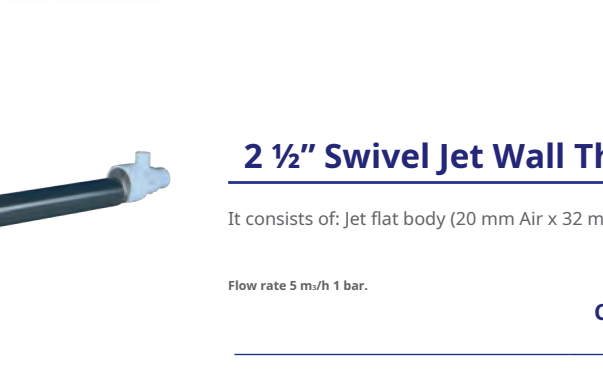 Rotating jet body