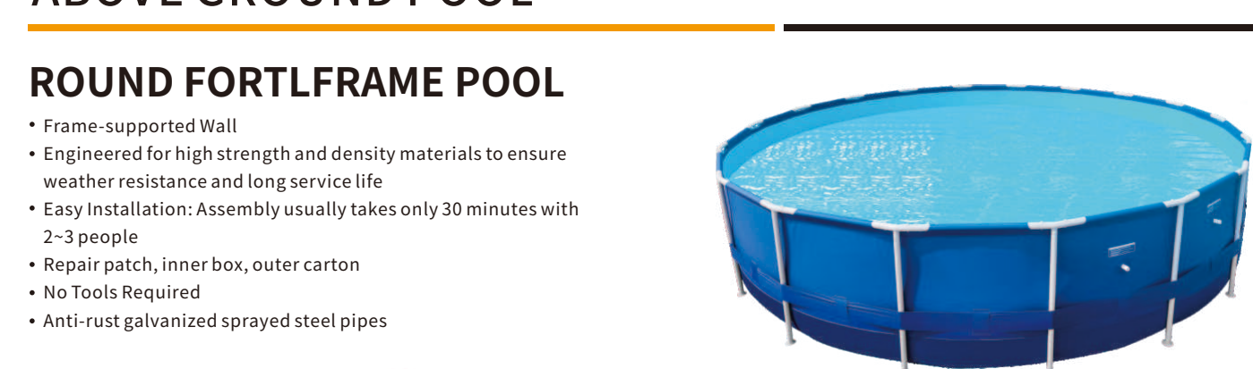 ROUND FORTLFRAME POOL