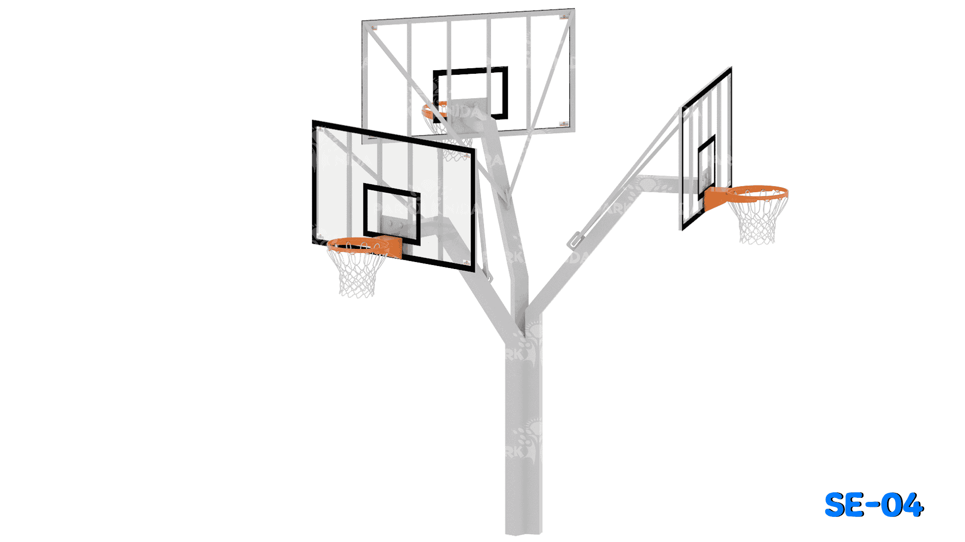 SIBA Cift Cam Panyali Basketbol Potasi SE-04 (120x180 cm)