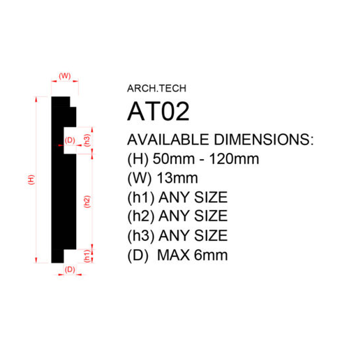 Sovatop Skirting Boards — ArchLine Skirting AT02