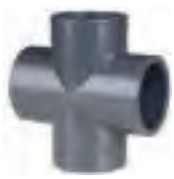 UH-PVC 90° Kruva (İstavroz)