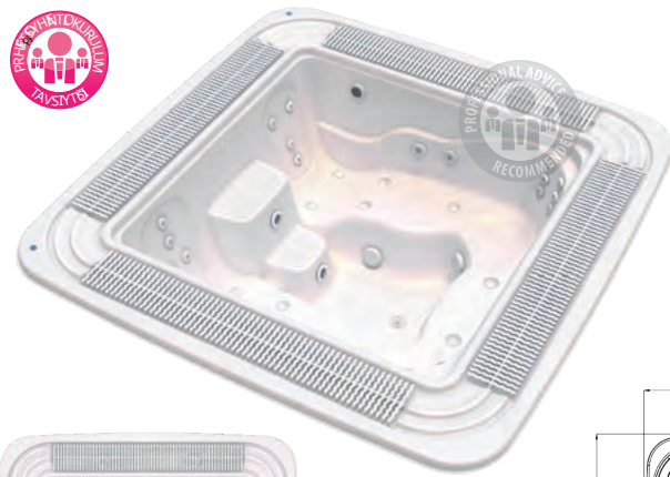 VERONA Square Acrylic SPA