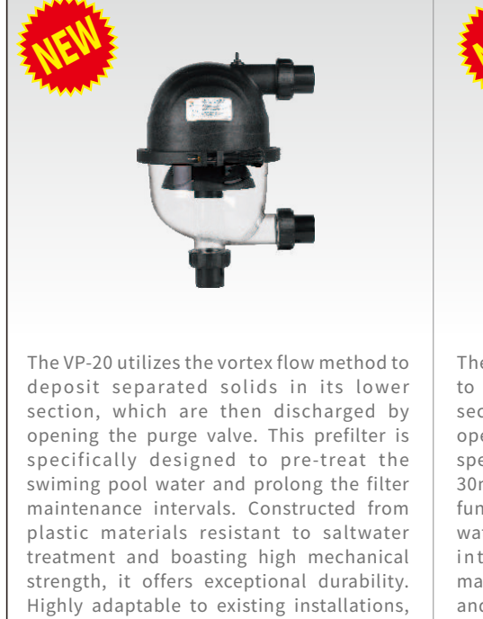 VP-20 SERİSİ ÖN FİLTRE TEMİZLEME CİHAZI